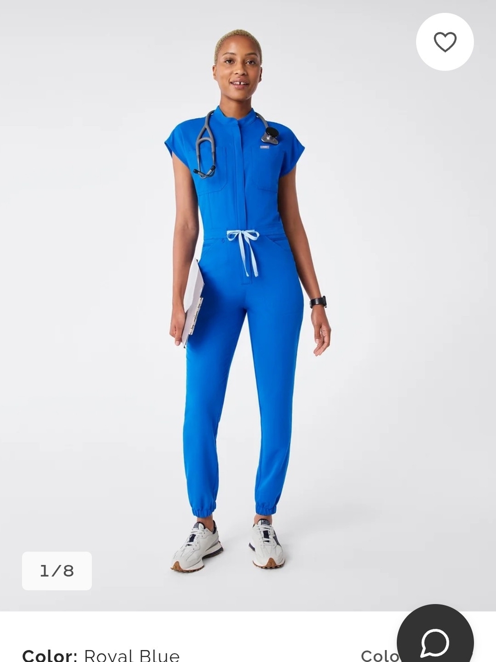Royal Blue Women's Utility Jumpsuit